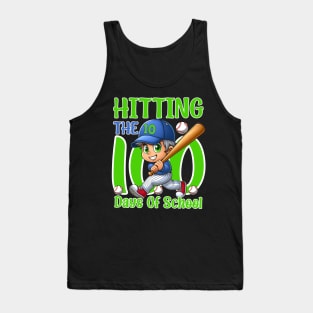 A day of learning and fun celebrating 100 days of school with a game of baseball Tank Top